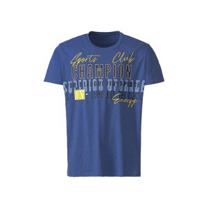 LIVERGY® Pánské triko (XL (56/58), modrá)