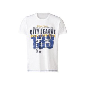 LIVERGY® Pánské triko (S (44/46), bílá)
