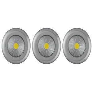 LIVARNO home LED svítidlo, 3 kusy (stříbrná)