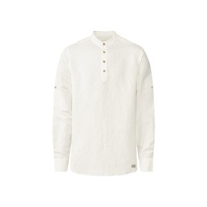 LIVERGY® Pánská volnočasová košile  (M (39/40), bílá)