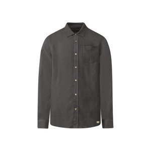 LIVERGY® Pánská volnočasová košile  (S (37/38), šedá)