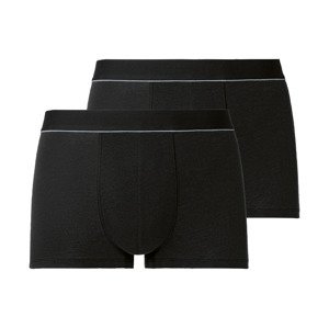 LIVERGY® Pánské boxerky, 2 kusy (4/S, černá)