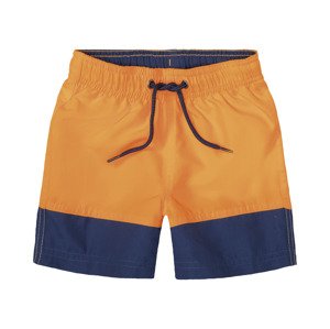 lupilu® Chlapecké koupací šortky (98/104, žlutá/navy modrá)