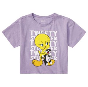 Dívčí triko Looney Tunes® (110/116, lila fialová)