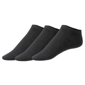 LIVERGY® Pánské ponožky, 3 páry (43/46, černá)
