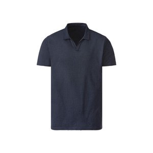 LIVERGY® Pánské polotriko (L (52/54), navy modrá)