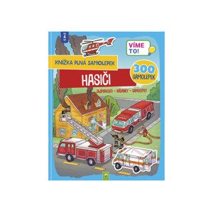 Dětská kniha se samolepkami (hasiči)