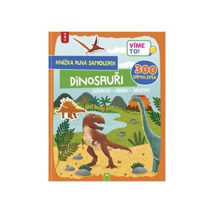 Dětská kniha se samolepkami (Dinosauři)