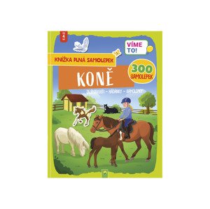 Dětská kniha se samolepkami (koně)