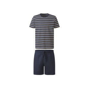 LIVERGY® Pánské pyžamo (XL (56/58), námořnická modrá / pruhovaná )