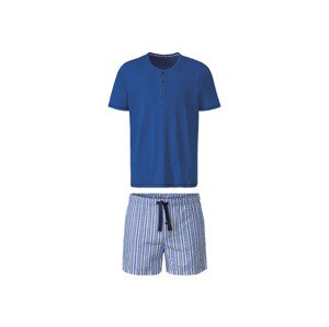 LIVERGY® Pánské pyžamo (L (52/54), modrá/pruhy)