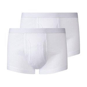 LIVERGY® Pánské boxerky, 2 kusy (7/XL, bílá)