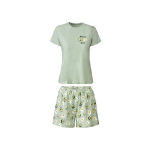 esmara® Dámské pyžamo (XS (32/34), světle zelená)