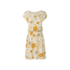 esmara® Dámské šaty (L (44/46), květovaná/krémová)