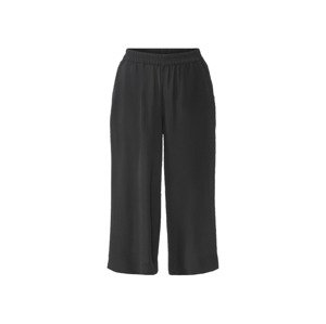 esmara® Dámské culotte kalhoty (36, černá)