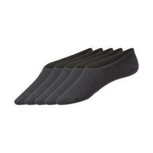 esmara® Dámské nízké ponožky s BIO bavlnou, 5 párů (35/38, černá)