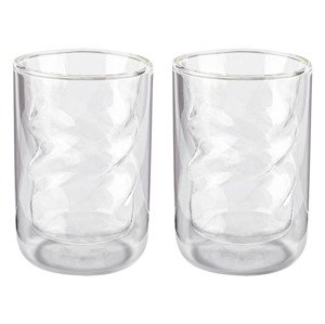 ERNESTO® Sada dvoustěnných sklenic, 2dílná (voda)