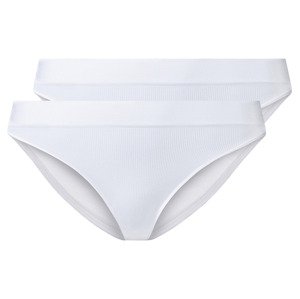 esmara® Dámské bezešvé kalhotky, 2 kusy (S (36/38), bílá)