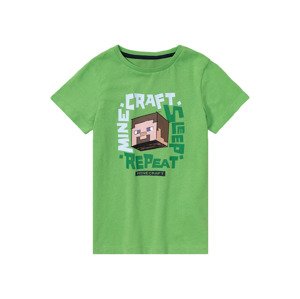 Minecraft Dětské triko (110/116, zelená)