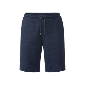 LIVERGY® Pánské teplákové bermudy (XL (56/58), navy modrá)