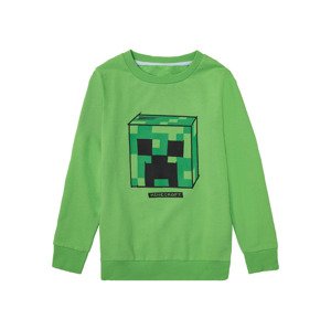 Minecraft Dětská mikina (122/128, zelená)