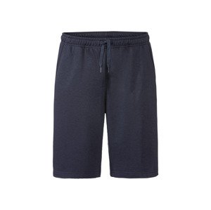 LIVERGY® Pánské teplákové bermudy (XL (56/58), navy modrá)
