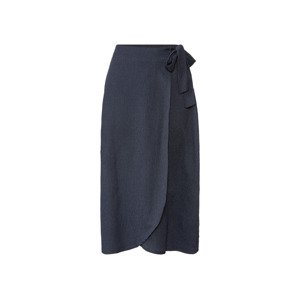 esmara® Dámská midi sukně (XS (32/34), navy modrá)