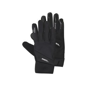 CRIVIT Dámské / Pánské cyklistické rukavice (7, černá)