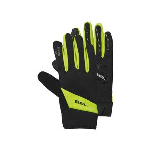 CRIVIT Dámské / Pánské cyklistické rukavice (7, žlutá/černá)