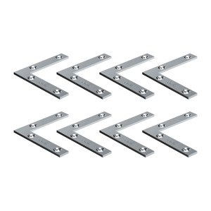 PARKSIDE® Sada spojovacích úhelníků (plochý spojovací prvek, 8 kusů)