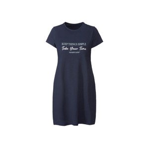esmara® Dámská noční košile (M (40/42), navy modrá / šedá)