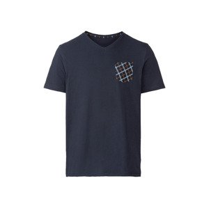 LIVERGY® Pánské triko na spaní (M (48/50), námořnická modrá)