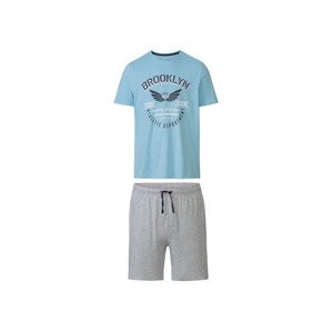 LIVERGY® Pánské pyžamo (XL (56/58), světle modrá / šedá)