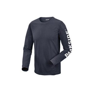 PARKSIDE® Pánské triko s dlouhými rukávy (M (48/50), navy modrá / šedá)