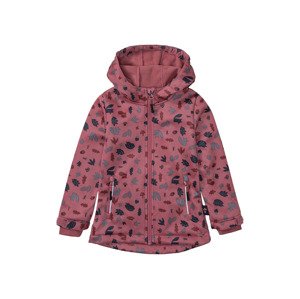 lupilu® Dívčí softshellová bunda (122/128, vzor/světle růžová)