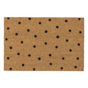 LIVARNO home Kokosová rohožka, 40 x 60 cm (puntíky)