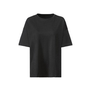 esmara® Dámské dlouhé triko (L (44/46), černá s potiskem)