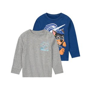 Dětské triko s dlouhými rukávy Tlapková  (98/104, tmavě modrá)