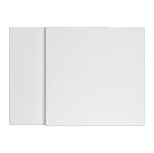 crelando® Malířské plátno, bílé (2 kusy (40 x 40 cm))