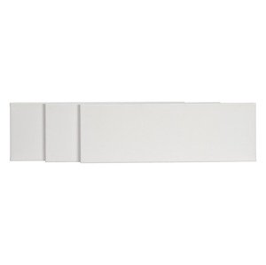 crelando® Malířské plátno, bílé (3 kusy (20 x 60 cm))