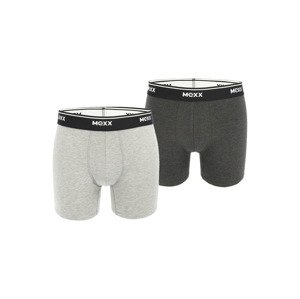 MEXX Pánské boxerky, 2 kusy (XL, světle šedá / tmavě šedá )