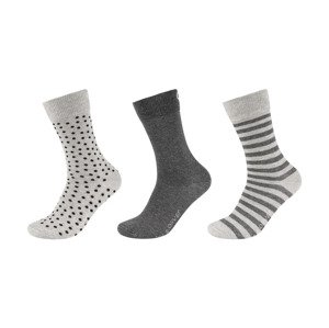 QS by s.Oliver Dámské / Pánské ponožky, 3 páry (39/42, šedá/zelená/šedá)