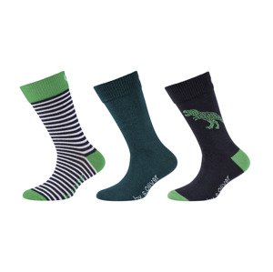 QS by s.Oliver Dětské ponožky, 3 páry (27/30, navy modrá / zelená / petrolejová / černá )