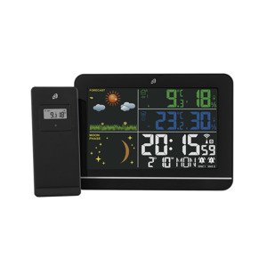 Auriol® Bezdrátová meteostanice s barevným displejem (černá)