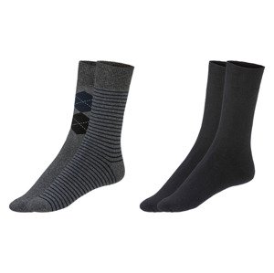 LIVERGY® Pánské termo ponožky s BIO bavlnou, 2 páry