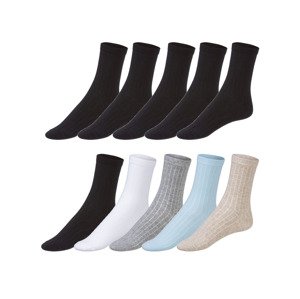esmara® Dámské ponožky s BIO bavlnou, 5 párů