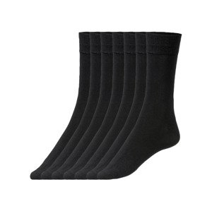LIVERGY® Pánské ponožky, 7 párů (39/42, černá)