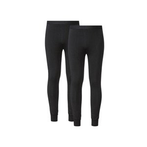 LIVERGY® Pánské spodní kalhoty, 2 kusy (6/L, černá)