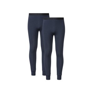 LIVERGY® Pánské spodní kalhoty, 2 kusy (4/S, navy modrá)