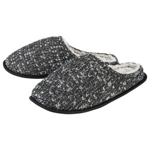 LIVERGY® Pánská domácí obuv (42/43, černá/šedá)